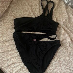 Black Women's Swimwear Set
